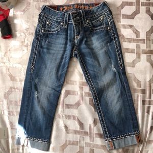 Rock Revival Capri Jeans